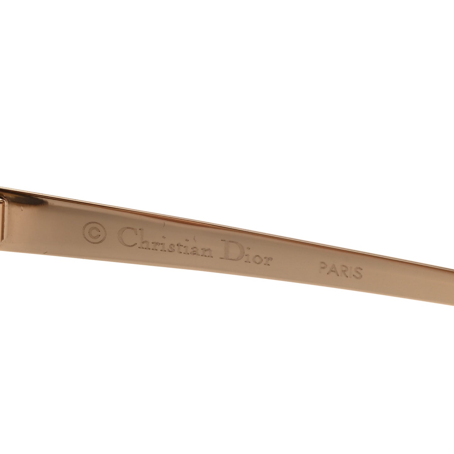 Metal DiorUnique Limited Edition Sunglasses Gold Pink