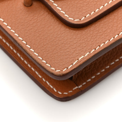 Hermes Evercolor Roulis Slim Wallet Gold 9 of 11