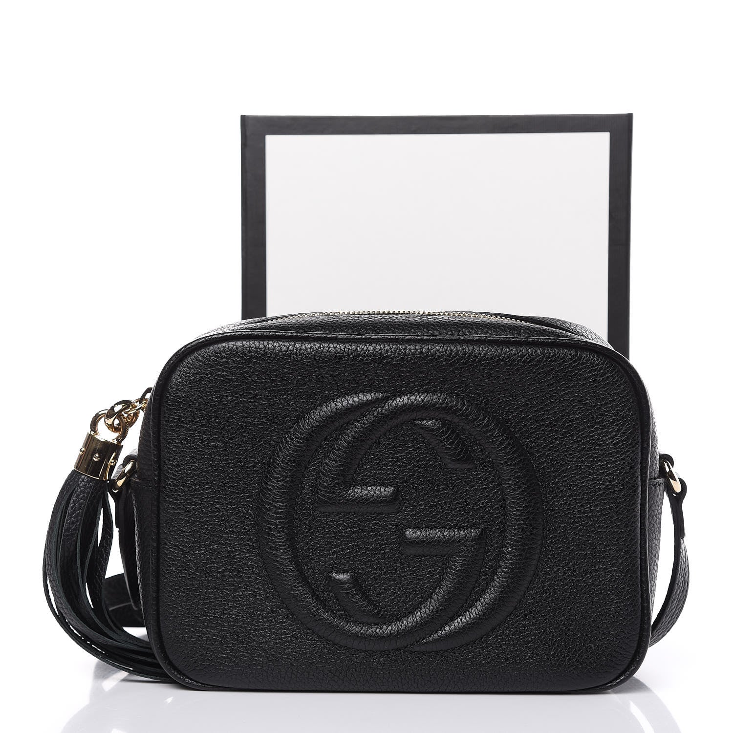 Gucci Pebbled Calfskin Small Soho Disco Bag Black 10 of 10