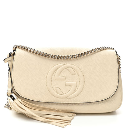 Gucci Cellarius Calfskin Medium Soho Flap Crossbody Ivoire 1 of 10