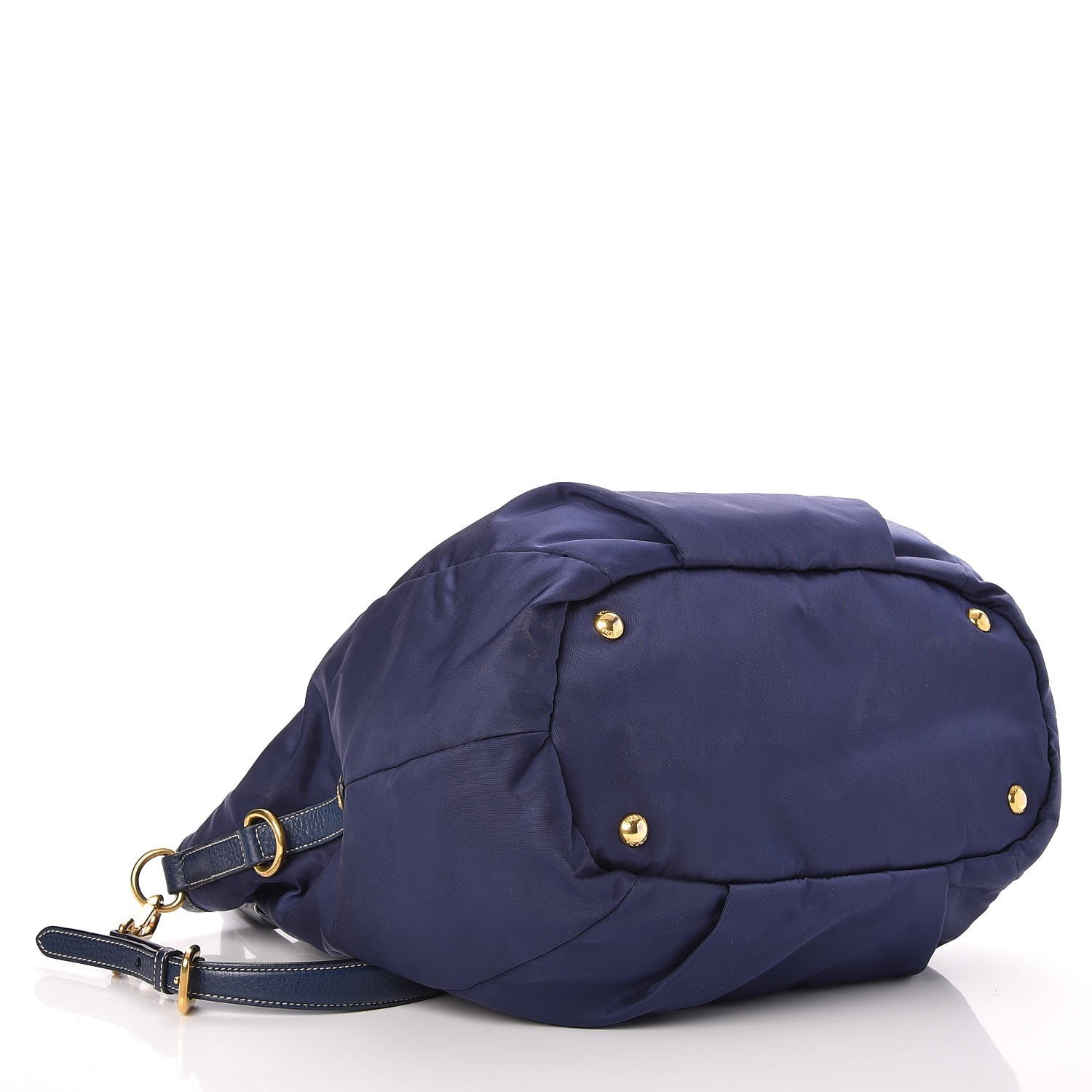 Prada Tessuto Nylon Vitello Daino Tote Baltico 4 of 9