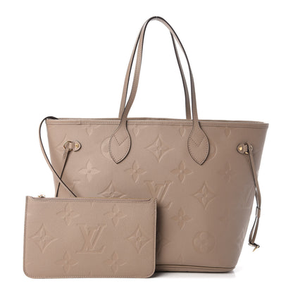Louis Vuitton Empreinte Monogram Giant Neverfull MM Tourterelle 1 of 9