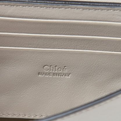 Chloe Suede Calfskin Mini Faye Shoulder Bag Motty Grey 6 of 13