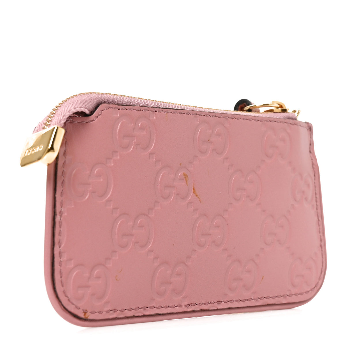 Gucci Guccissima Signature Key Case Pink 3 of 8
