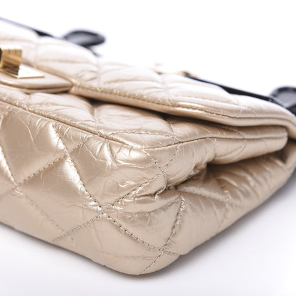Chanel Aged Calfskin Quilted 2.55 Reissue Mini Hanger Flap Gold 8 of 9