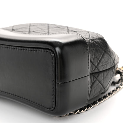 Chanel Aged Calfskin Quilted Small Gabrielle Backpack Black 10 of 10