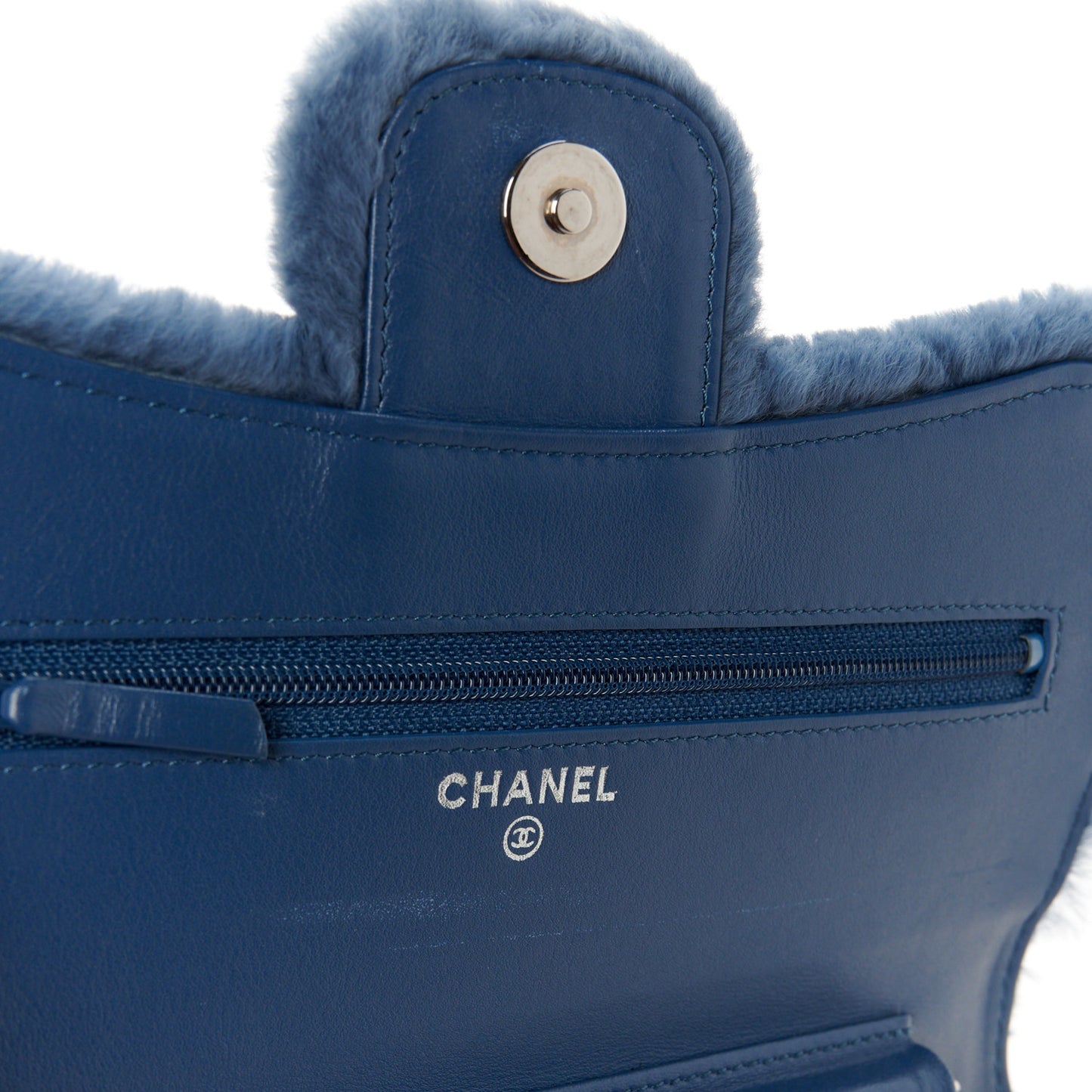 Rabbit Fur Wallet On Chain WOC Blue