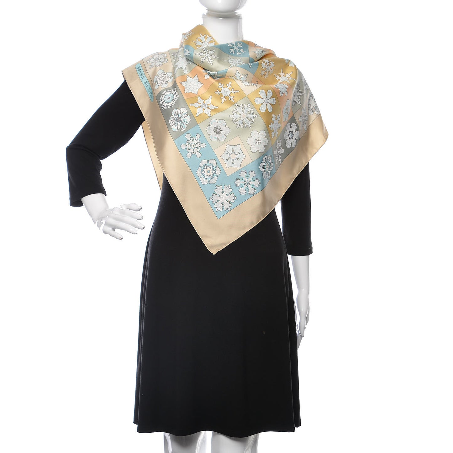 Silk Feux de L'hiver Scarf 90