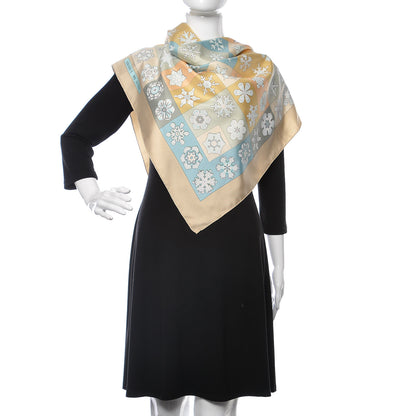 Hermes Silk Feux de L'hiver Scarf 90 2 of 6