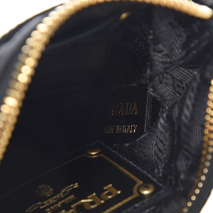 Prada Tessuto Nylon Logo Small Crossbody Bag Black 7 of 7