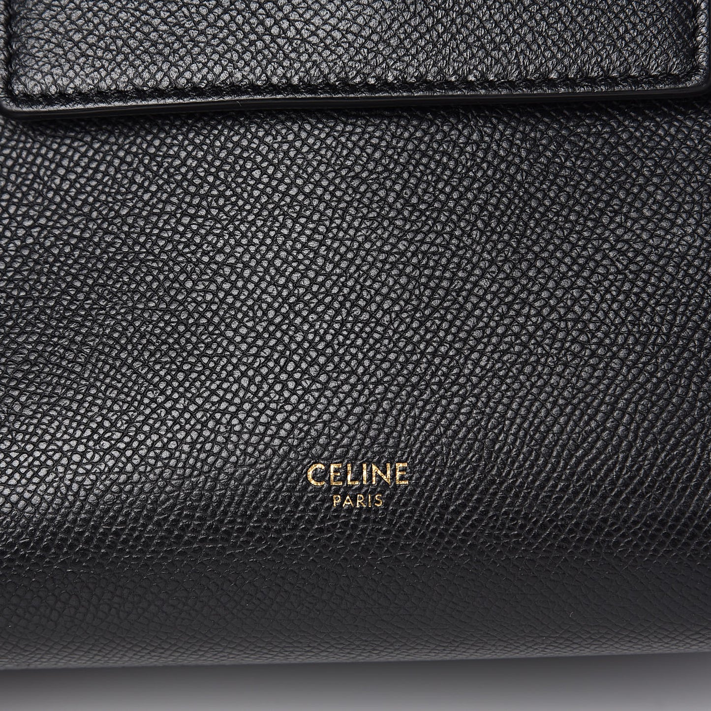Grained Calfskin Nano Belt Bag Black