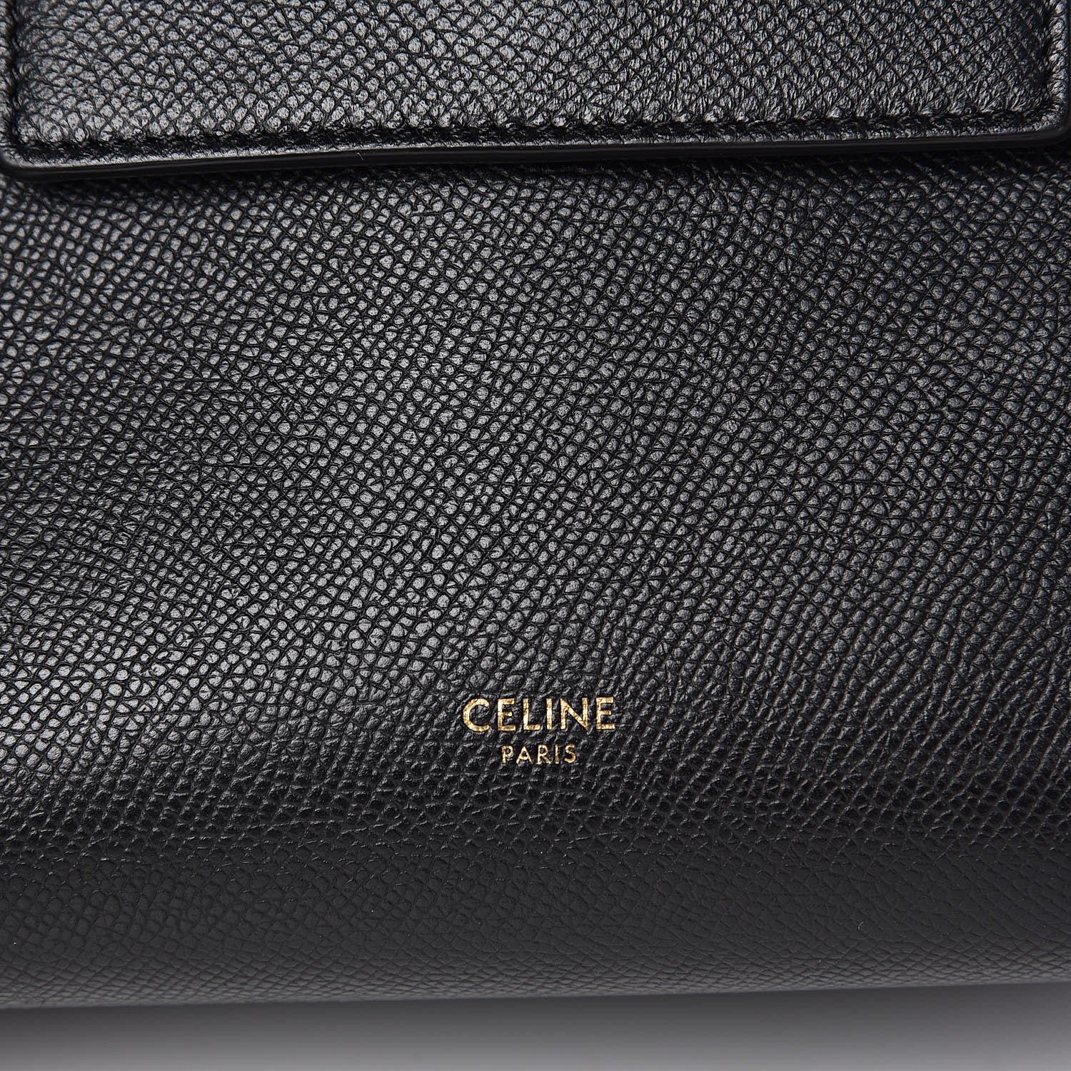 Celine Grained Calfskin Nano Belt Bag Black 6 of 9