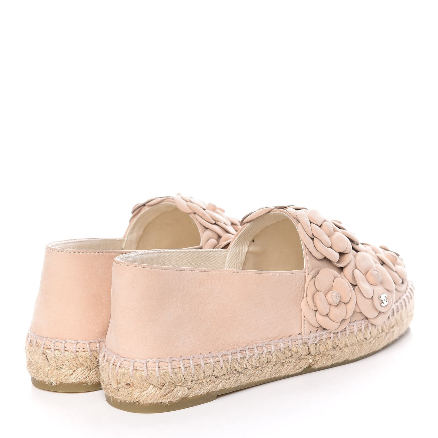 Suede Camellia CC Espadrilles 39 Pink