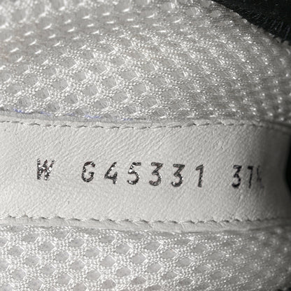 Chanel Suede Calfskin Nylon Grosgrain CC Sneakers 37.5 Light Pink 9 of 9