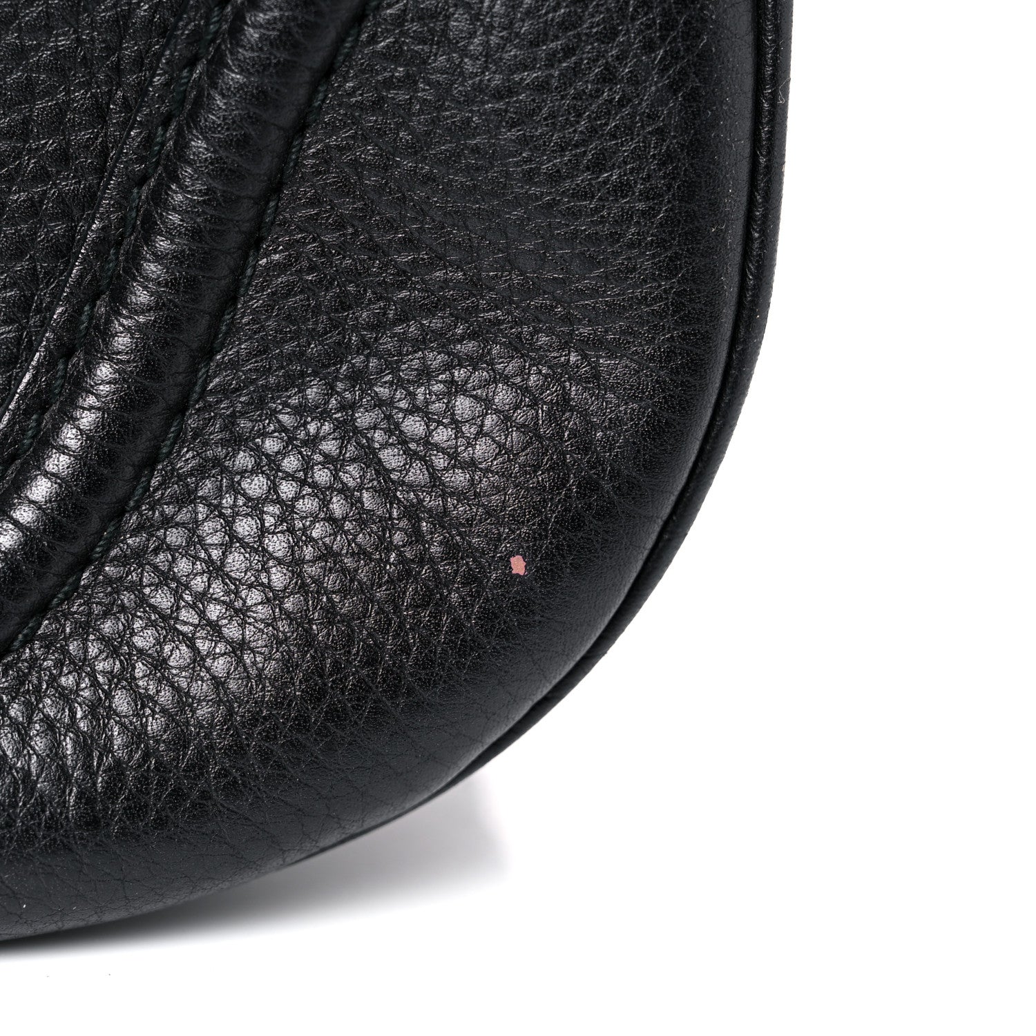 Gucci Calfskin Large New Bamboo Top Handle Bag Black 19 of 20