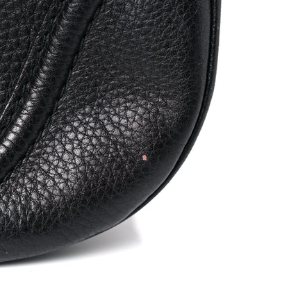 Gucci Calfskin Large New Bamboo Top Handle Bag Black 19 of 20