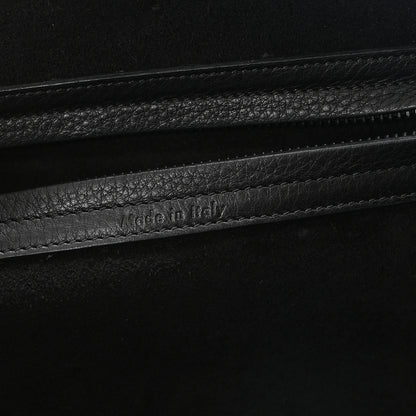 Celine Grained Calfskin Medium Phantom Luggage Black 5 of 9