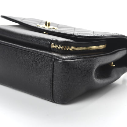 Chanel Caviar Quilted Medium Business Affinity Flap Black 7 of 11