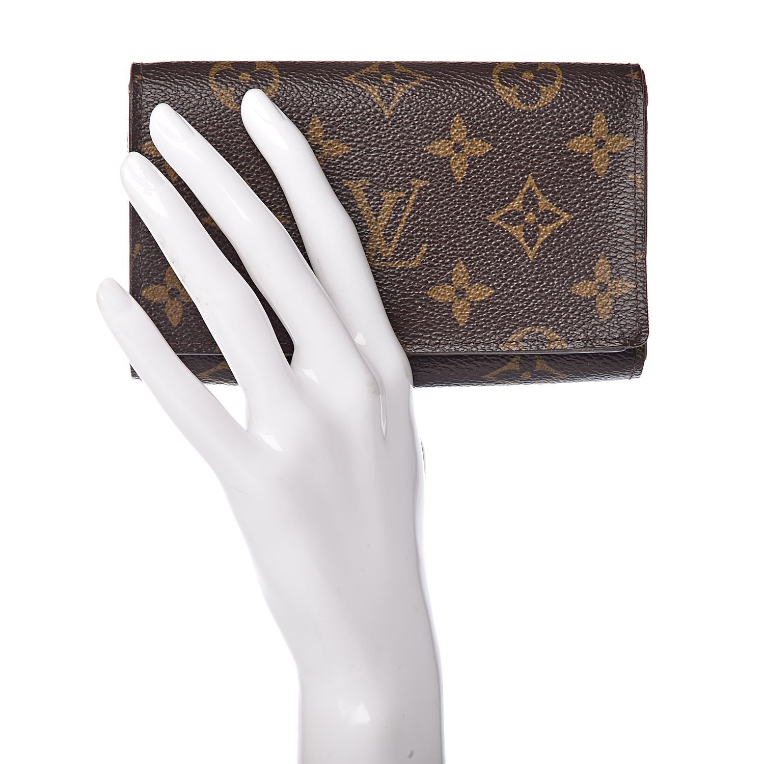 Louis Vuitton Monogram Porte-Monnaie Tresor Wallet 2 of 10