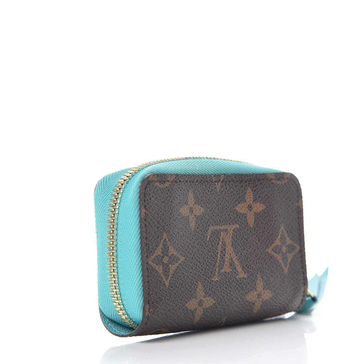 Louis Vuitton Monogram Zippy Multicartes Turquoise 3 of 6