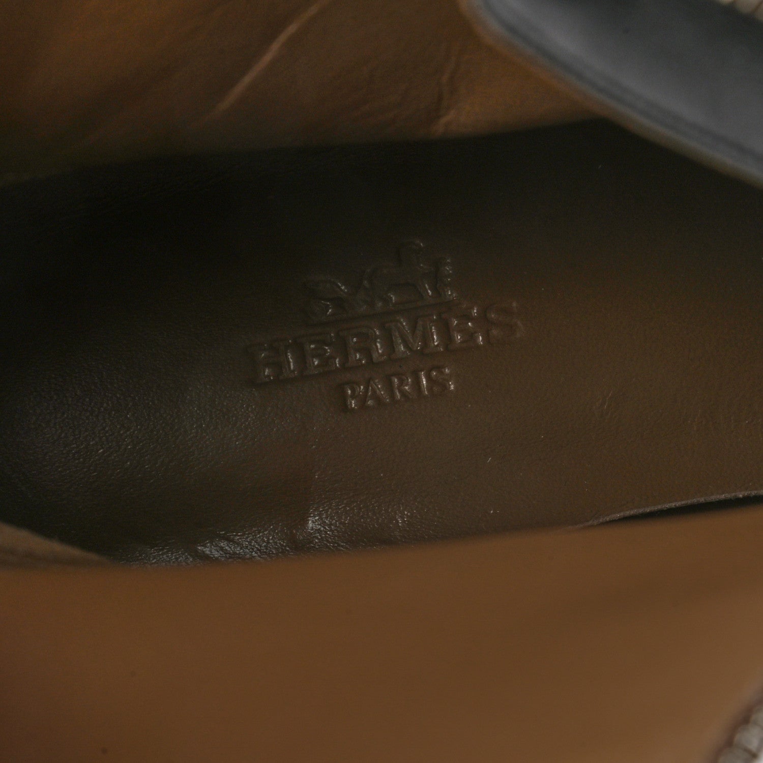 Hermes Calfskin Becky Ankle Boots 39 Black 8 of 8