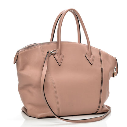 Louis Vuitton Veau Cachemire Soft Lockit MM Magnolia 3 of 15