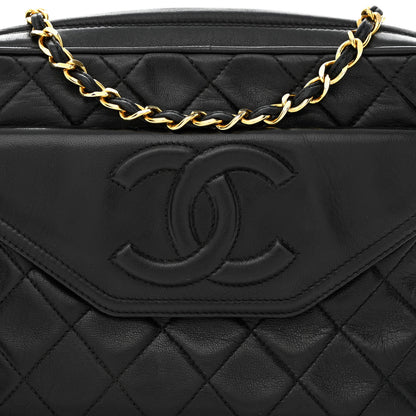Chanel Lambskin Quilted Tassel Camera Case Black 9 of 11