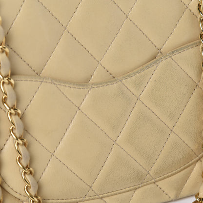Chanel Lambskin Quilted Small Single Flap Beige 12 of 16