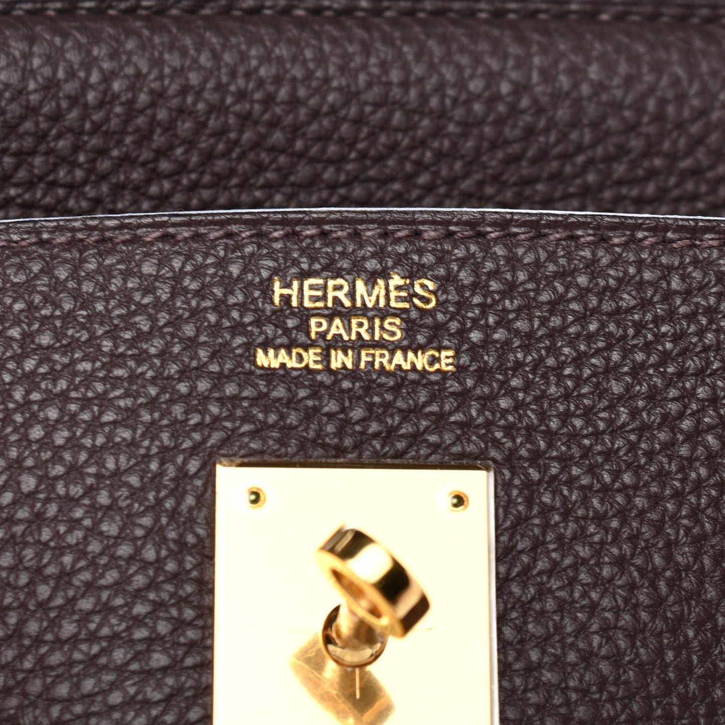 Togo Birkin 40 Chocolate