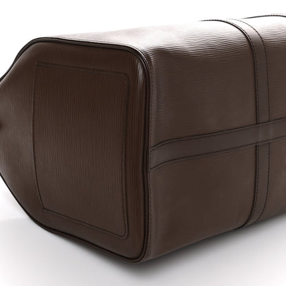 Louis Vuitton Epi Keepall 45 Moka 7 of 9