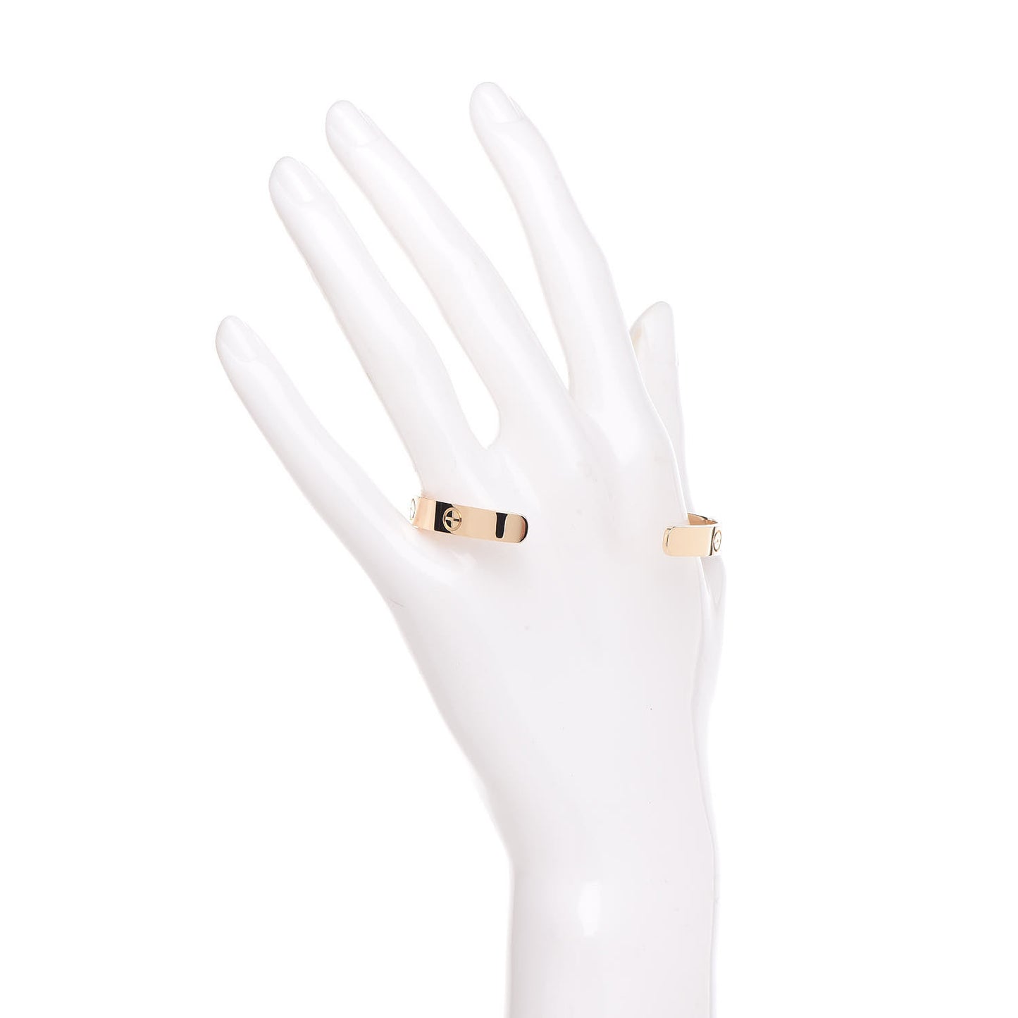 18K Yellow Gold LOVE Cuff Bracelet 18