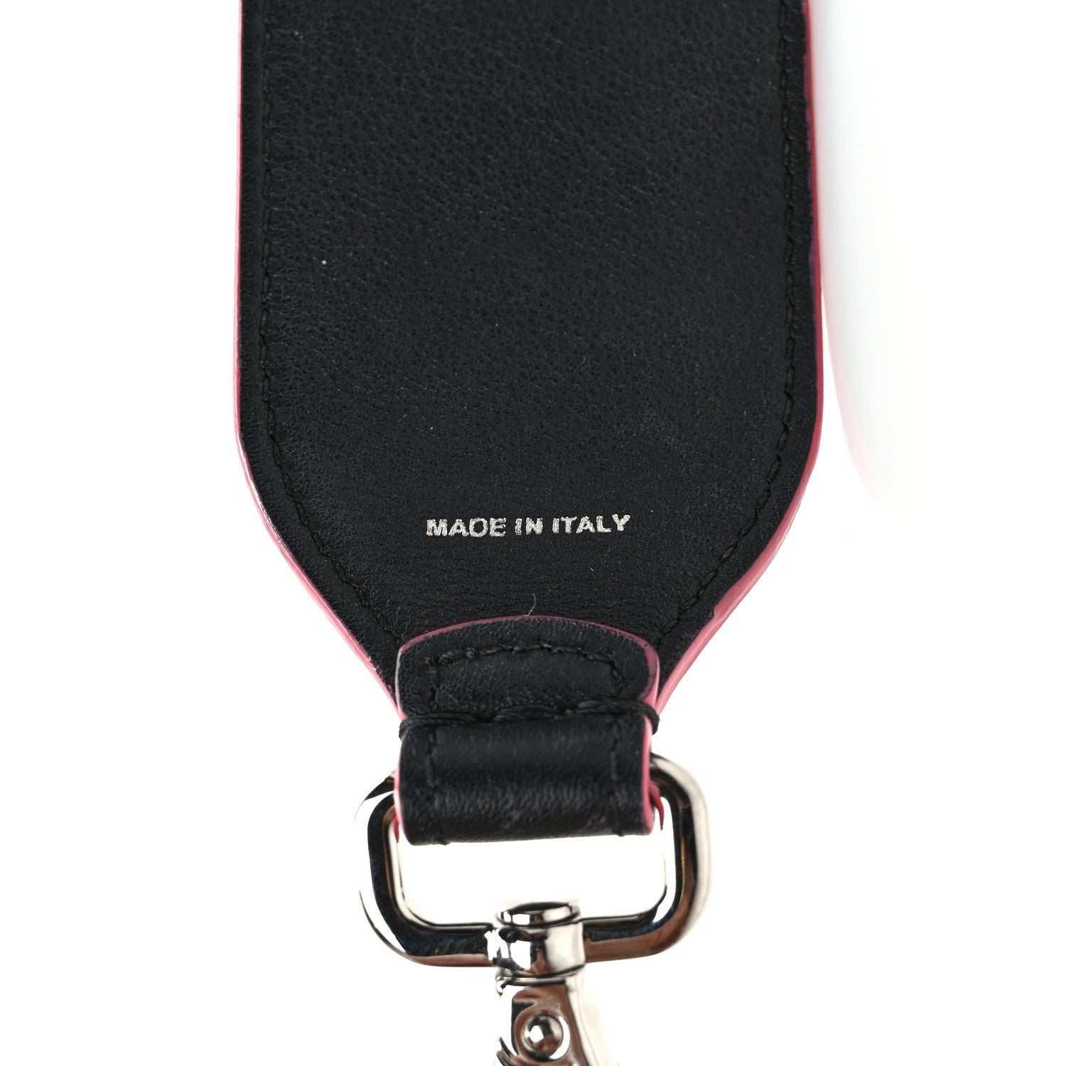 Fendi Calfskin Sequin Fun Fair Strap You Black Multicolor 4 of 6