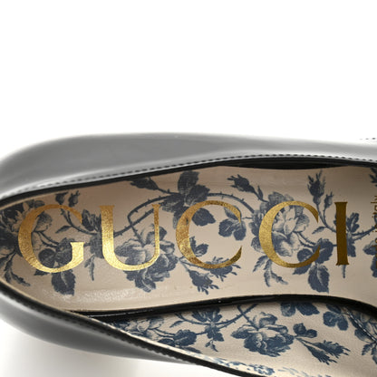Gucci Vernice GG Victoire 55mm Loafer Pumps 36 Black 8 of 10