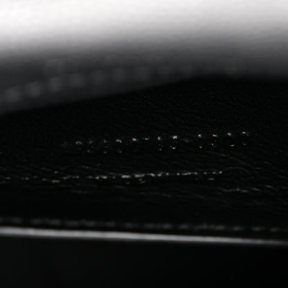 Saint Laurent Grain De Poudre Textured Mixed Matelasse Triquilt Medium Monogram Monochrome Satchel Black 7 of 11