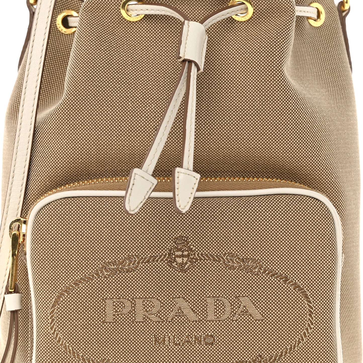 Jacquard Logo Mini Bucket Crossbody Bag Corda Talco