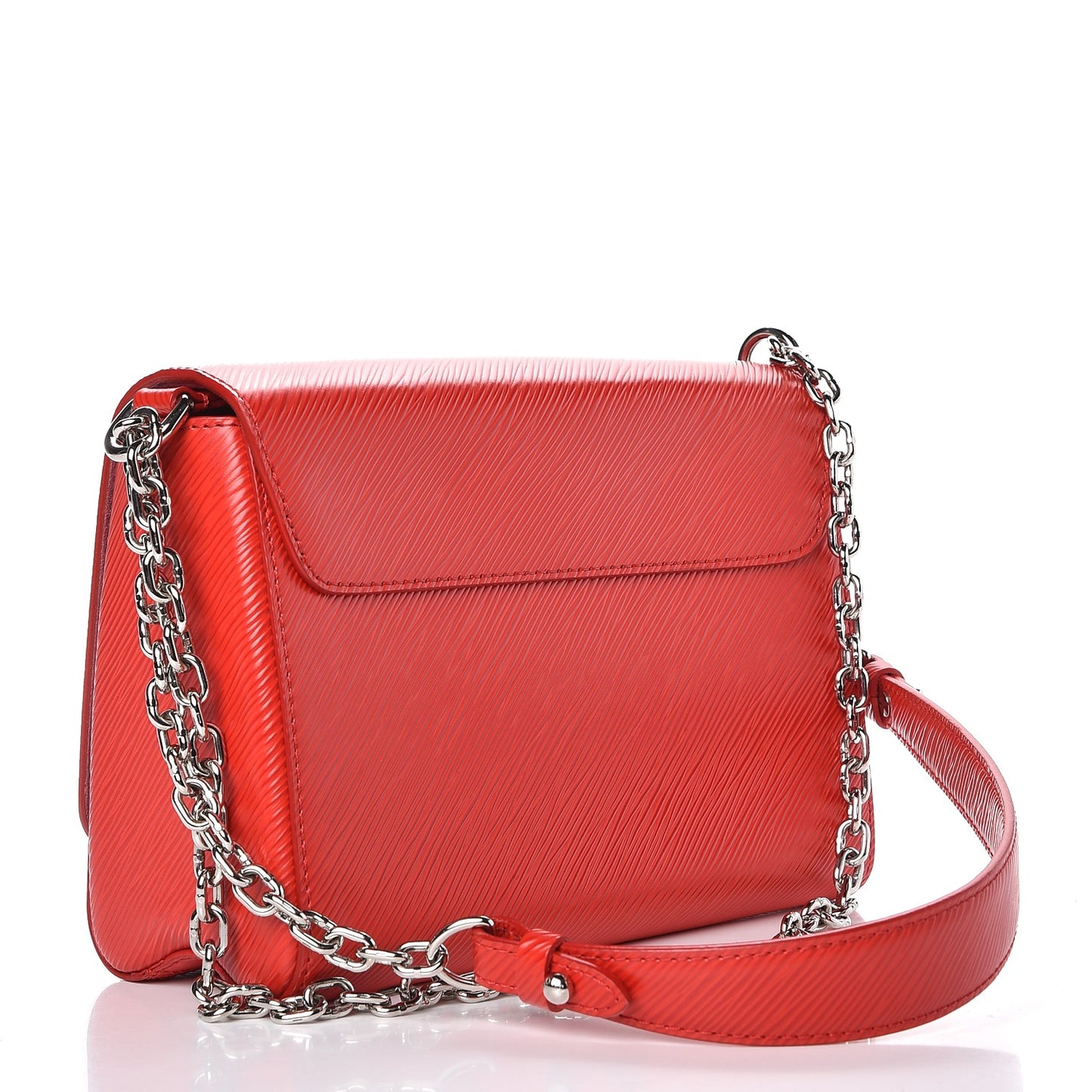 Epi Twist Shoulder Bag MM Coquelicot