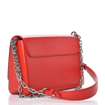 Louis Vuitton Epi Twist Shoulder Bag MM Coquelicot 3 of 10