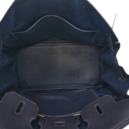 Hermes Togo Birkin 35 Bleu Indigo 5 of 12