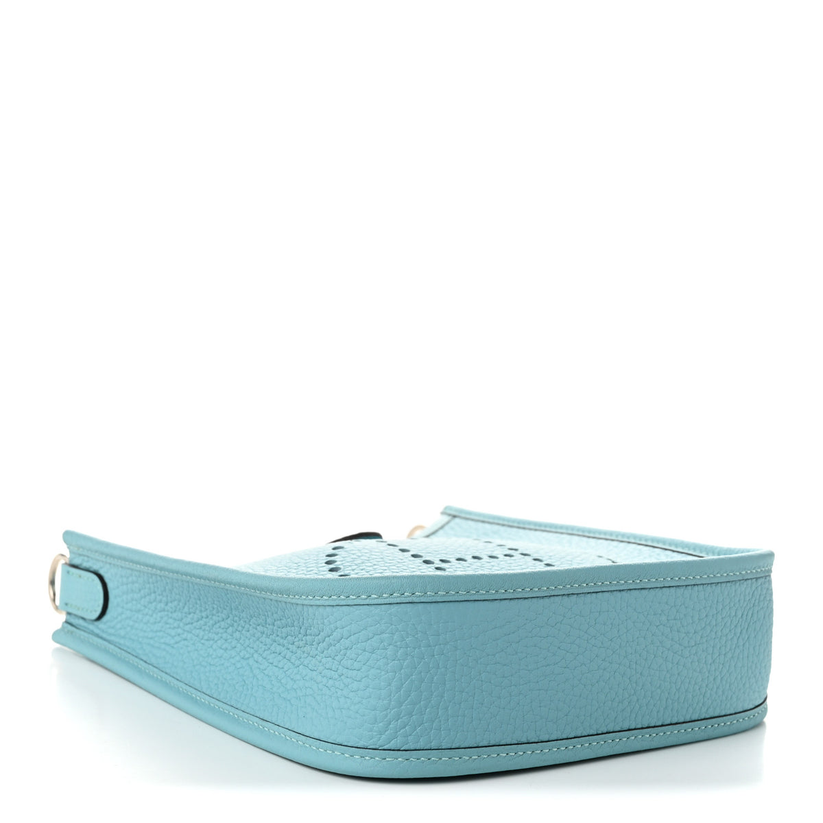 Hermes Taurillon Clemence Evelyne TPM Bleu Atoll 4 of 11