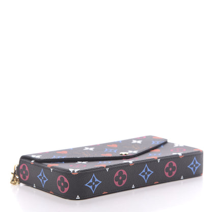 Louis Vuitton Game On Felicie Chain Wallet Black 4 of 10