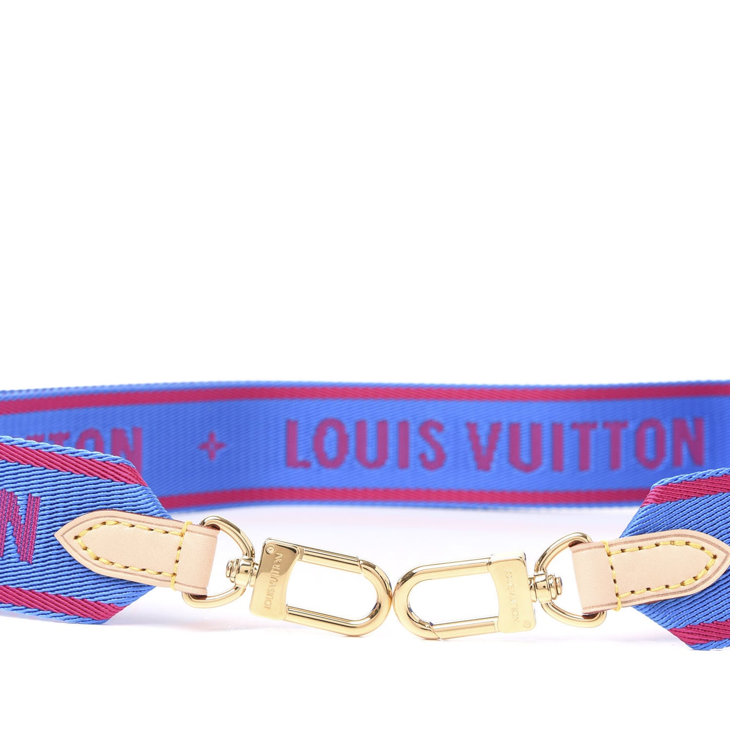 Nylon Bandouliere Shoulder Strap Blue Magenta