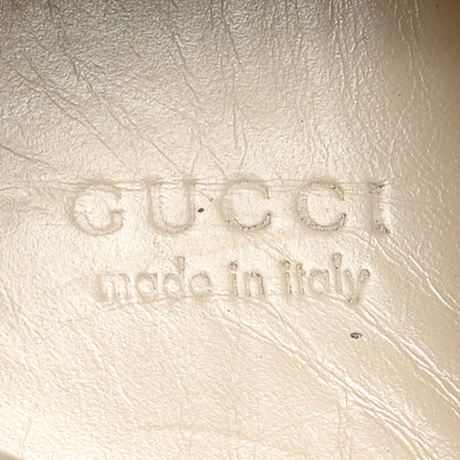 Gucci Calfskin Logo Womens Rhyton Sneakers 37 Ivory 8 of 10