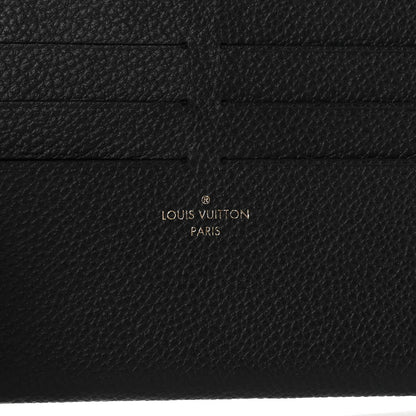 Louis Vuitton Calfskin Felicie Chain Wallet Card Holder Insert Black 6 of 6