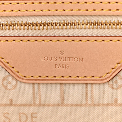 Louis Vuitton Damier Azur Neverfull MM 6 of 10
