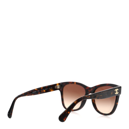 Chanel Acetate Runway Square Sunglasses 5380 Dark Tortoise 4 of 8