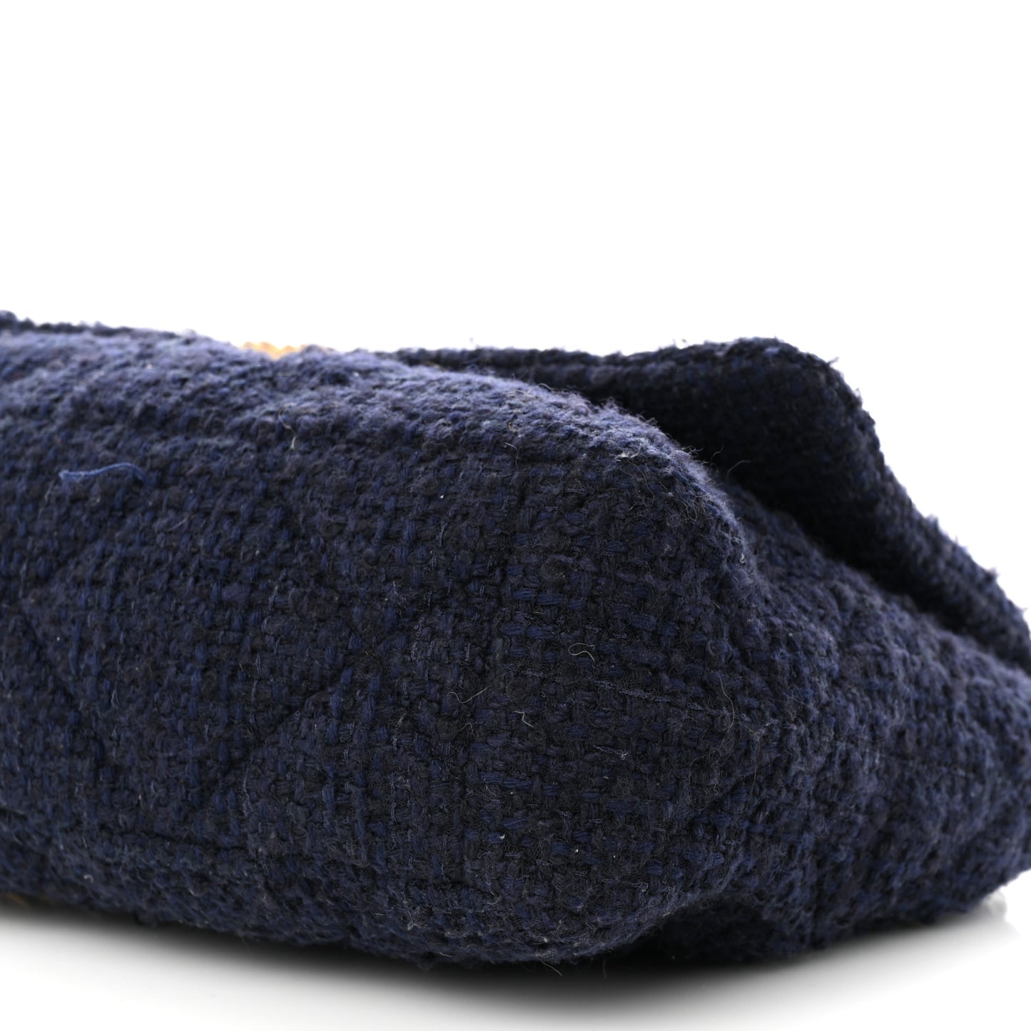 Tweed Quilted Maxi Chanel 19 Flap Navy