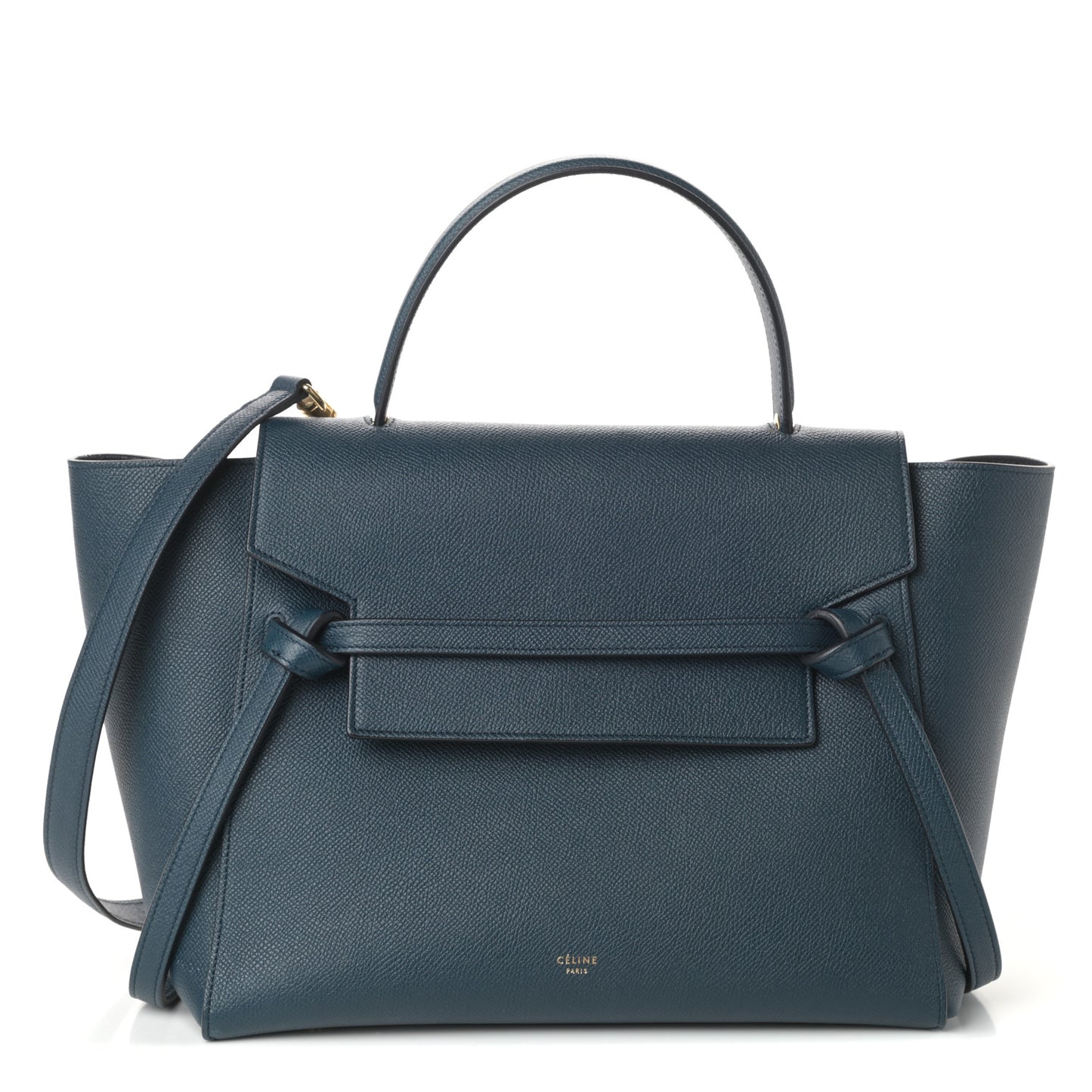 Grained Calfskin Mini Belt Bag Deepsea