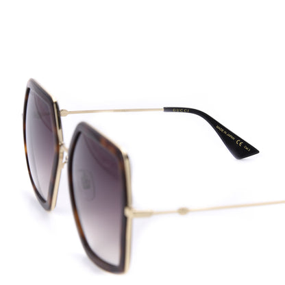 Gucci Acetate Oversize Square Frame GG0106S Sunglasses Tortoise 6 of 8