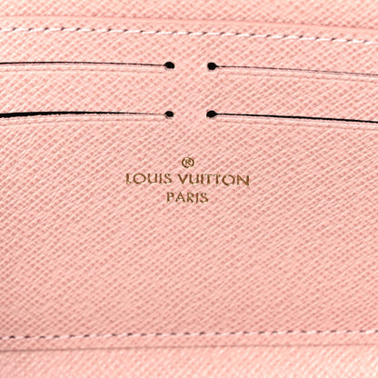 Louis Vuitton Damier Azur Clemence Wallet Rose Ballerine 6 of 10
