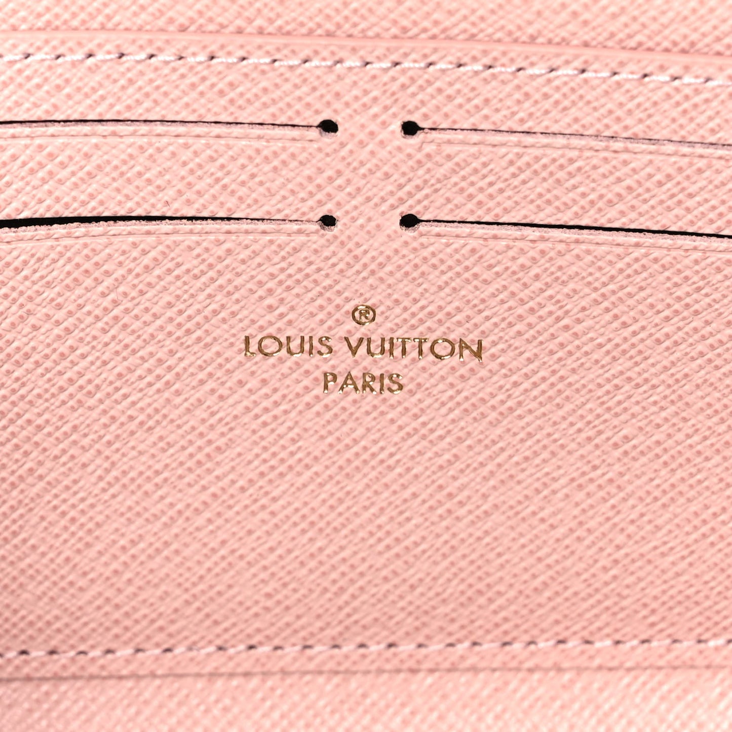 Damier Azur Clemence Wallet Rose Ballerine